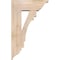 Ekena Millwork Merced Traditional Smooth Bracket w/ Offset Brace, Douglas Fir, 7 1/2"W x 20"D x 32"H BKT0806X20X32MRC01SDF - alternate 2